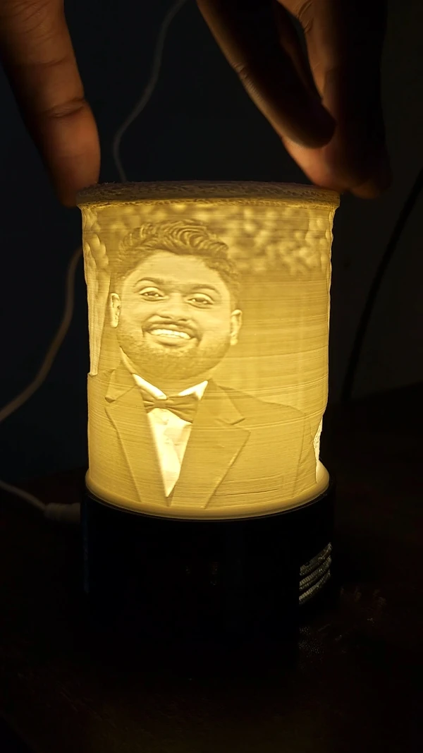 Lithophane lamp